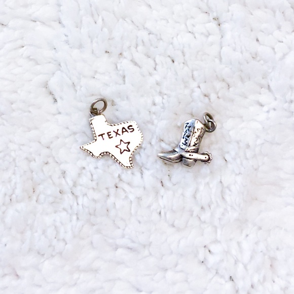 none Jewelry - Texas Pendant and Boot Pendant Silver 925